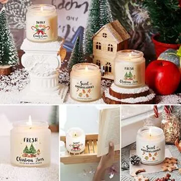 Enchanting Christmas Scented Candles Gift Set for Women