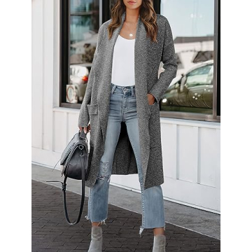 ANRABESS Women's Long Cardigan for Fall Fashion
