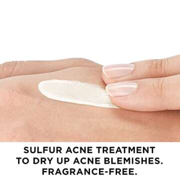 Vichy Normaderm S.O.S Acne Rescue Spot Corrector, 10% Sulfur & Glycolic Acid & Niacinamide, Blackhead Remover & Acne Spot Treatment For Face, Helps Clear & Prevent, Paraben & Oil Free