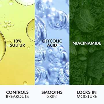 Vichy Normaderm S.O.S Acne Rescue Spot Corrector, 10% Sulfur & Glycolic Acid & Niacinamide, Blackhead Remover & Acne Spot Treatment For Face, Helps Clear & Prevent, Paraben & Oil Free