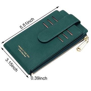 Badiya RFID Card Holder Wallet Slim Secure Stylish