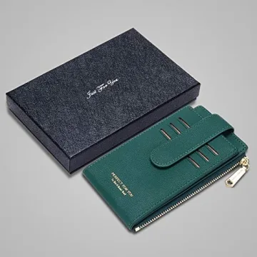 Badiya RFID Card Holder Wallet Slim Secure Stylish