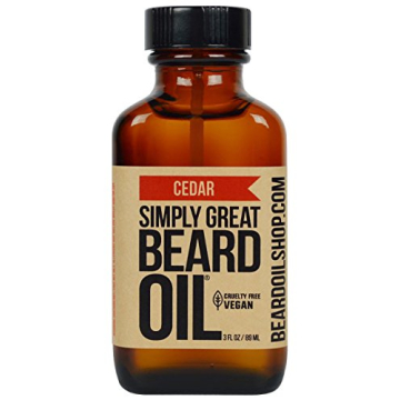 Simply Great Beard Oil - CEDAR Scented - Natural & Vegan Care for Beards