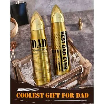 Best Dad Ever Bullet Tumbler, Perfect Father's Day Gift