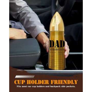 Best Dad Ever Bullet Tumbler, Perfect Father's Day Gift