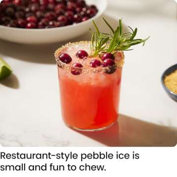 Iceman Pebble Ice Machine for Quick Nugget Ice Production