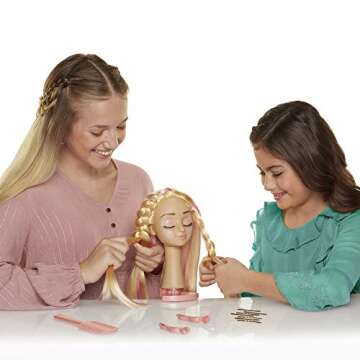 CGH Cute Girls Hairstyles! Styling Head - Straight Blonde Hair Doll