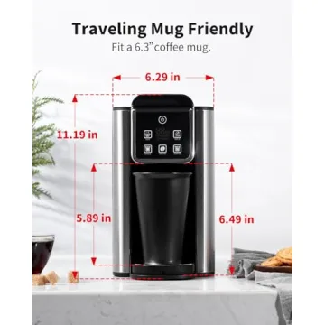 KIDISLE Hot & Iced Coffee Maker with Reusable Filter