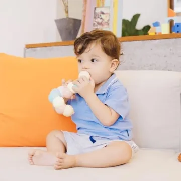 Eco-Friendly Pastel Twist Caterpillar Wooden Toy for Kids