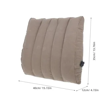 Healifty Inflatable Pillow for Lumbar Support Travel Comfort