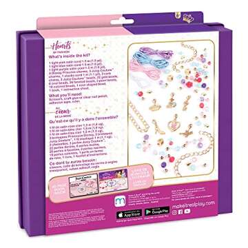 Make It Real - Disney Princess X Juicy Couture Charm Bracelet-Making Kit | DIY Fashion Kit for Girls...