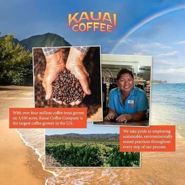 Kauai Coffee Keurig K-Cup Pods - Decaffeinated - Medium Roast – Premium Arabica (10 Count)
