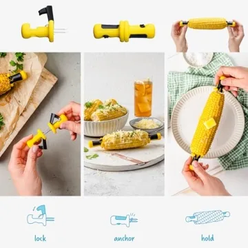 Dreamfarm Lockorns Secure Mess-Free Corn Holders
