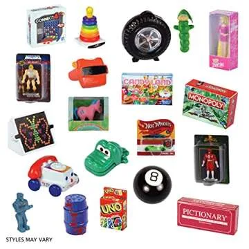 Micro Toybox COLLECTABLES 20 Pack- Styles Vary Mini Toys to Collect, Swap, Display with Surprise Toy
