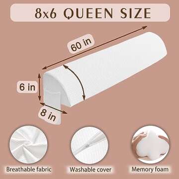 Jakoola Bed Wedge Pillow - Gap Filler & Support