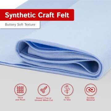 The Felt Store Craft Felt – Soft, Durable Fabric for DIY Projects | Kelly Green