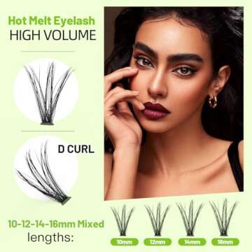 Bodermincer 20D Cluster Lashes - Mixed Lengths & C Curl