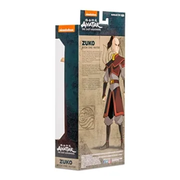 McFarlane Avatar Prince Zuko Figure With 22 Articulated Parts