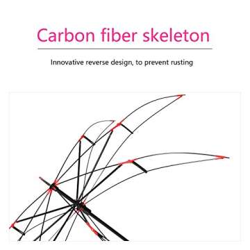 Z ZAMEKA Double Layer Inverted Umbrellas Reverse Folding Umbrella Windproof UV Protection Big Straight Umbrella Inside Out Upside Down for Car Rain Outdoor With C-Shaped Handle