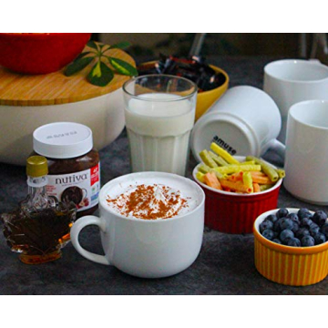 Amuse Jumbo Cozy Mugs Set of 6 for Coffee and Soups