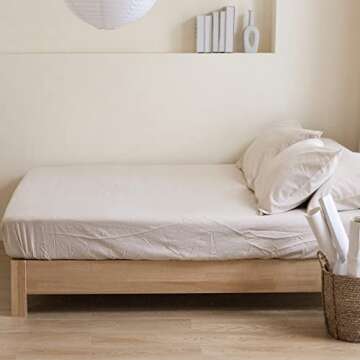 Belgian Linen Sheet Set Soft Bedding King Size