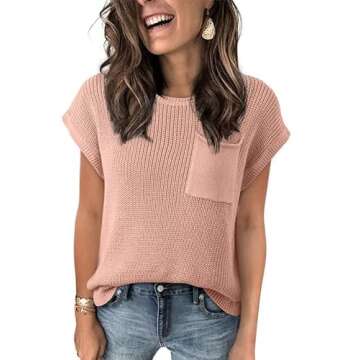 Dokotoo Women’s Cap Sleeve Tunic Top for Stylish Comfort