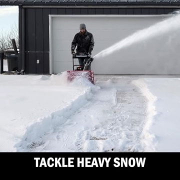 PowerSmart 24-Inch Gas Snow Blower with Electric Start