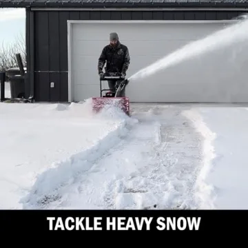PowerSmart 24-Inch Gas Snow Blower with Electric Start