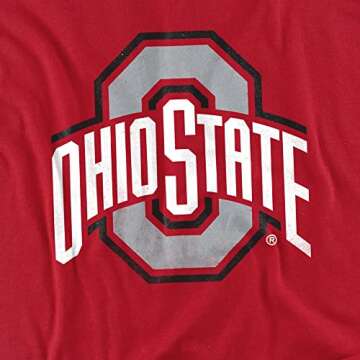 The Ohio State University Official Distressed Primary Logo Unisex Adult T Shirt,The Ohio State Unive...