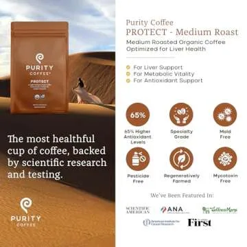Purity Coffee PROTECT Light-Medium Roast for Wellness