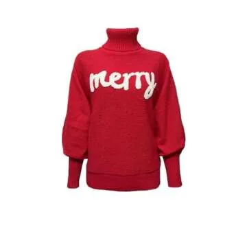 Muineobuka Merry Christmas Sweater for Women - Cozy Holiday Style