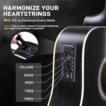 Ktaxon Acoustic Electric Guitar Kit with Amp & Accessories