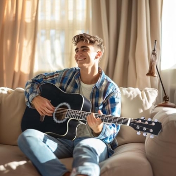 Ktaxon Acoustic Electric Guitar Kit with Amp & Accessories