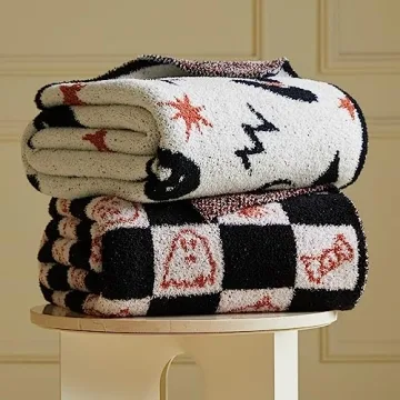 Fuzzy Halloween Throw Blanket for Cozy Celebrations