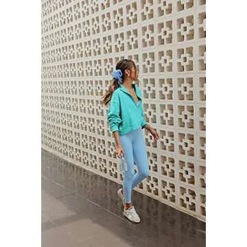 Bandier x Sincerely Jules The Holly Half Zip Sweatshirt