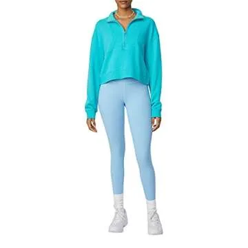 Bandier x Sincerely Jules The Holly Half Zip Sweatshirt