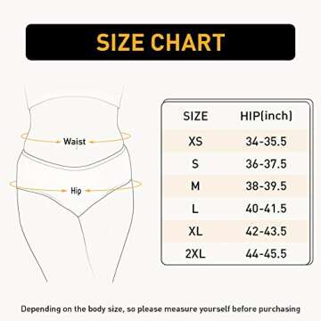INNERSY Womens Underwear Cotton Hipster Panties Regular & Plus Size 6-Pack(Large,Dark Vintage)