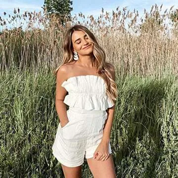 Stylish Beaded Raffia Palm Statement Earrings for Women