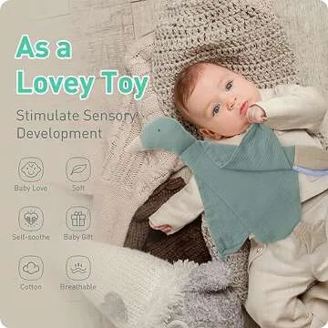 Knirose Muslin Cotton Goose Loveys for Comfortable Sleep & Play
