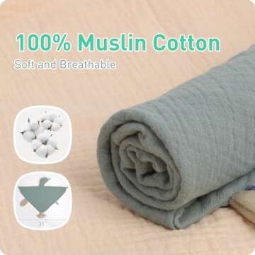 Knirose Muslin Cotton Goose Loveys for Comfortable Sleep & Play