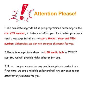 Bestycar Complete SYNC 2 to SYNC 3 Upgrade Kit fits for Ford Lincoln 8 Inch Capacitive Touchscreen S...