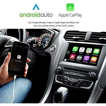 Bestycar Complete SYNC 2 to SYNC 3 Upgrade Kit fits for Ford Lincoln 8 Inch Capacitive Touchscreen SYNC 3 APIM Module USB Interface Module w/Carplay SYNC 3.4 21020 Software Version NA 220 MAP