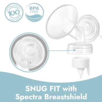 Papablic Duckbill Valves for Breast Pumps - 6 Count