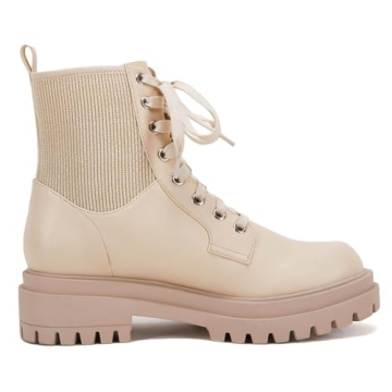 VETASTE Women's Stylish Chunky Block Heel Ankle Boots