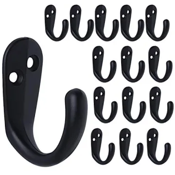 IBosins 15PCS Wall Mounted Coat Hooks - Durable & Stylish Storage Solution
