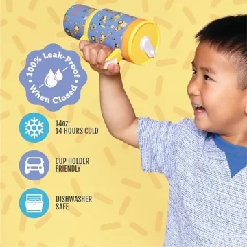 Ello Oasis 14oz Toddler Tumbler with Retracting Straw