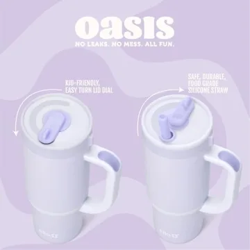 Ello Oasis 14oz Toddler Tumbler with Retracting Straw