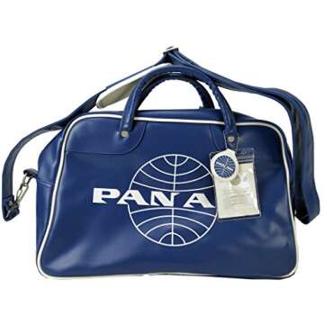 Pan Am Men's Original Retro Orion Travel Vintage Flight Cabinet Duffle Bag