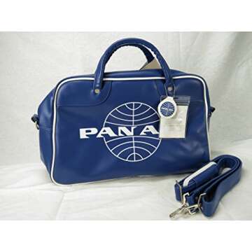 Pan Am Men's Original Retro Orion Travel Vintage Flight Cabinet Duffle Bag