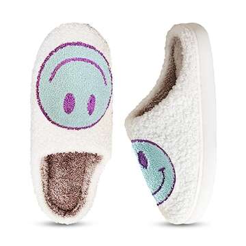 Smile Face Slippers for Happy Feet and Warm Comfort